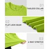 image:imageRoadbox Mens UPF 50 Long Sleeve Rash Guard Lightweight Quick Dry UV Sun Protection Swim Shirt for Fishing Workout RunningLime Green