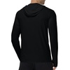 image:imageRoadbox Mens UPF 50 Sun Protection Hoodie Jacket UV Fishing Hiking Long Sleeve Shirts Lightweight Full Zip with PocketsBlack