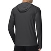 image:imageRoadbox Mens UPF 50 Sun Protection Hoodie Jacket UV Fishing Hiking Long Sleeve Shirts Lightweight Full Zip with PocketsDark Gray