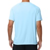 image:imageRoadbox Mens UPF 50 Swim Shirts Sun Protection V Neck Short Sleeve Rash Guard Athletic TShirt for Hiking Surfing BeachLight Blue