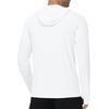 image:imageRoadbox Mens UPF 50 UV Sun Protection Hoodie Jacket Lightweight Full Zip Fishing Shirts for Hiking Running WorkoutWhite
