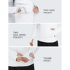 image:imageRoadbox Mens UPF 50 UV Sun Protection Hoodie Jacket Lightweight Full Zip Fishing Shirts for Hiking Running WorkoutWhite
