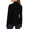 image:imageRoadbox Womens UPF 50 Lightweight Athletic Jackets Zip Up Long Sleeve Sun UV Protection Shirts for Workout Running HikingBlack