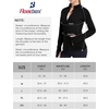 image:imageRoadbox Womens UPF 50 Lightweight Athletic Jackets Zip Up Long Sleeve Sun UV Protection Shirts for Workout Running HikingBlack