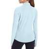 image:imageRoadbox Womens UPF 50 Lightweight Athletic Jackets Zip Up Long Sleeve Sun UV Protection Shirts for Workout Running HikingLight Blue