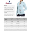image:imageRoadbox Womens UPF 50 Lightweight Athletic Jackets Zip Up Long Sleeve Sun UV Protection Shirts for Workout Running HikingLight Blue