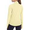 image:imageRoadbox Womens UPF 50 Lightweight Athletic Jackets Zip Up Long Sleeve Sun UV Protection Shirts for Workout Running HikingLight Yellow