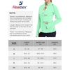image:imageRoadbox Womens UPF 50 Lightweight Athletic Jackets Zip Up Long Sleeve Sun UV Protection Shirts for Workout Running HikingMint Green