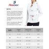 image:imageRoadbox Womens UPF 50 Lightweight Athletic Jackets Zip Up Long Sleeve Sun UV Protection Shirts for Workout Running HikingWhite
