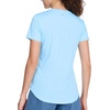 image:imageRoadbox Womens UPF 50 Sun Protection Shirts Moisture Wicking V Neck Short Sleeve Rash Guard Athletic Running Workout Tops02 Light Blue