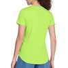 image:imageRoadbox Womens UPF 50 Sun Protection Shirts Moisture Wicking V Neck Short Sleeve Rash Guard Athletic Running Workout Tops05 Green