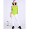 image:imageRoadbox Womens UPF 50 Sun Protection Shirts Moisture Wicking V Neck Short Sleeve Rash Guard Athletic Running Workout Tops05 Green