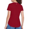 image:imageRoadbox Womens UPF 50 Sun Protection Shirts Moisture Wicking V Neck Short Sleeve Rash Guard Athletic Running Workout Tops09 Dark Red