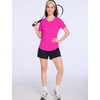 image:imageRoadbox Womens UPF 50 Sun Protection Shirts Moisture Wicking V Neck Short Sleeve Rash Guard Athletic Running Workout Tops10 Light Red