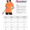 image:imageRoadbox Womens Workout Tops Short Sleeve UPF 50 Sun Protection Shirts Quick Dry Athletic Gym Running Hiking Tee ShirtBright Orange