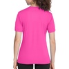 image:imageRoadbox Womens Workout Tops Short Sleeve UPF 50 Sun Protection Shirts Quick Dry Athletic Gym Running Hiking Tee ShirtRose Red