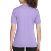image:imageRoadbox Womens Workout Tops Short Sleeve UPF 50 Sun Protection Shirts Quick Dry Athletic Gym Running Hiking Tee ShirtTaro Purple