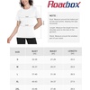 image:imageRoadbox Womens Workout Tops Short Sleeve UPF 50 Sun Protection Shirts Quick Dry Athletic Gym Running Hiking Tee ShirtWhite
