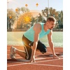 image:imageRoadbox Workout Sleeveless Shirts for Men Athletic Gym Basketball Quick Dry Muscle Tank TopsAqua Blue