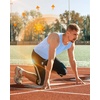 image:imageRoadbox Workout Sleeveless Shirts for Men Athletic Gym Basketball Quick Dry Muscle Tank TopsBlue