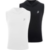 image:imageRoadbox Boys Tank Tops Athletic Compression Hoodie Shirts Sleeveless Quick Dry Sport Workout Active TShirt for Kids YouthBlackwhite