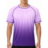 image:imageRoadbox Mens Swim Shirts Short Sleeve UPF 50 UV Sun Protection SPF Rash Guard Quick Dry Surf Water Beach Fishing T ShirtDeep Purple Gradient