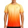 image:imageRoadbox Mens Swim Shirts Short Sleeve UPF 50 UV Sun Protection SPF Rash Guard Quick Dry Surf Water Beach Fishing T ShirtRed Orange Yellow Gradient