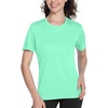 image:imageRoadbox Womens Workout Tops Short Sleeve UPF 50 Sun Protection Shirts Quick Dry Athletic Gym Running Hiking Tee ShirtMint Green