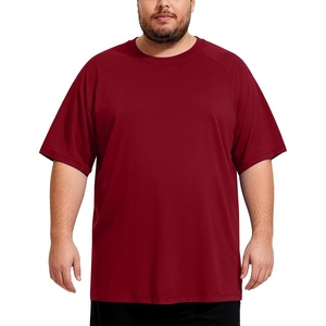 image:imageMens Big and Tall Swim Shirts UPF 50 Sun Protection Short Sleeve Rash Guard Quick Dry TShirt for Beach and SurfingRed