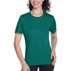 image:imageRoadbox Womens Workout Tops Short Sleeve UPF 50 Sun Protection Shirts Quick Dry Athletic Gym Running Hiking Tee ShirtJade Green