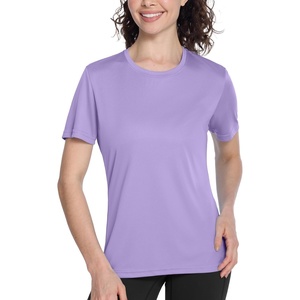 image:imageRoadbox Womens Workout Tops Short Sleeve UPF 50 Sun Protection Shirts Quick Dry Athletic Gym Running Hiking Tee ShirtTaro Purple