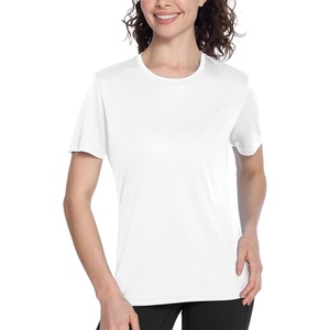 image:imageRoadbox Womens Workout Tops Short Sleeve UPF 50 Sun Protection Shirts Quick Dry Athletic Gym Running Hiking Tee ShirtWhite