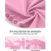 image:imageRoadbox Womens Compression Shirt Slim Fit Short Sleeve Athletic Top Workout Undershirt for Gym and YogaPink