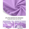 image:imageRoadbox Womens Compression Shirt Slim Fit Short Sleeve Athletic Top Workout Undershirt for Gym and YogaPurple