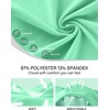 image:imageRoadbox Womens Compression Shirt Slim Fit Short Sleeve Athletic Top Workout Undershirt for Gym and YogaSeaweed Green