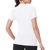 image:imageRoadbox Womens Compression Shirts Short Sleeve Workout Tops Athletic Gym TShirt Yoga Running Quick Dry Base LayerWhite