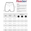 image:imageRoadbox 358 No Front Seam Womens Biker Shorts High Waisted Tummy Control Volleyball Yoga Workout Gym Spandex ShortsYellow
