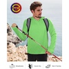 image:imageRoadbox Mens UPF 50 Fishing Shirts Long Sleeve UV Sun Hoodie Hiking Running Swim Athletic Workout ShirtA02apple Green