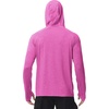 image:imageRoadbox Mens UPF 50 Fishing Shirts Long Sleeve UV Sun Hoodie Hiking Running Swim Athletic Workout ShirtA02bright Rose Red