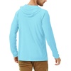 image:imageRoadbox UPF 50 Fishing Shirts for Men Long Sleeve UV Sun Protection Hoodie Outdoor Hiking Running Swimming Rash Guard1 Packaqua Green