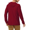 image:imageRoadbox UPF 50 Fishing Shirts for Men Long Sleeve UV Sun Protection Hoodie Outdoor Hiking Running Swimming Rash Guard1 Packbeet Red