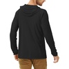 image:imageRoadbox UPF 50 Fishing Shirts for Men Long Sleeve UV Sun Protection Hoodie Outdoor Hiking Running Swimming Rash Guard1 Packblack