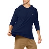 image:imageRoadbox UPF 50 Fishing Shirts for Men Long Sleeve UV Sun Protection Hoodie Outdoor Hiking Running Swimming Rash Guard1 Packdark Blue