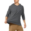 image:imageRoadbox UPF 50 Fishing Shirts for Men Long Sleeve UV Sun Protection Hoodie Outdoor Hiking Running Swimming Rash Guard1 Packdark Gray