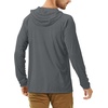 image:imageRoadbox UPF 50 Fishing Shirts for Men Long Sleeve UV Sun Protection Hoodie Outdoor Hiking Running Swimming Rash Guard1 Packdark Gray