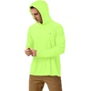 image:imageRoadbox UPF 50 Fishing Shirts for Men Long Sleeve UV Sun Protection Hoodie Outdoor Hiking Running Swimming Rash Guard1 Packfluorescent Green