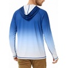 image:imageRoadbox UPF 50 Fishing Shirts for Men Long Sleeve UV Sun Protection Hoodie Outdoor Hiking Running Swimming Rash Guard1 Packgradient Navy Blue