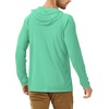 image:imageRoadbox UPF 50 Fishing Shirts for Men Long Sleeve UV Sun Protection Hoodie Outdoor Hiking Running Swimming Rash Guard1 Packmint Green