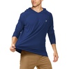 image:imageRoadbox UPF 50 Fishing Shirts for Men Long Sleeve UV Sun Protection Hoodie Outdoor Hiking Running Swimming Rash Guard1 Packsea Blue