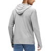 image:imageRoadbox UPF 50 Fishing Shirts for Men Long Sleeve UV Sun Protection Hoodie Outdoor Hiking Running Swimming Rash Guard1 Packthumb Holegrey